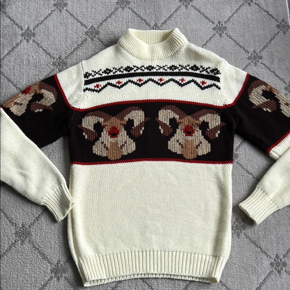Vintage Silton California Acrylic Ram Sweater